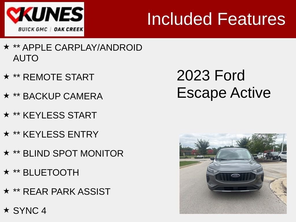Used 2023 Ford Escape Active SUV