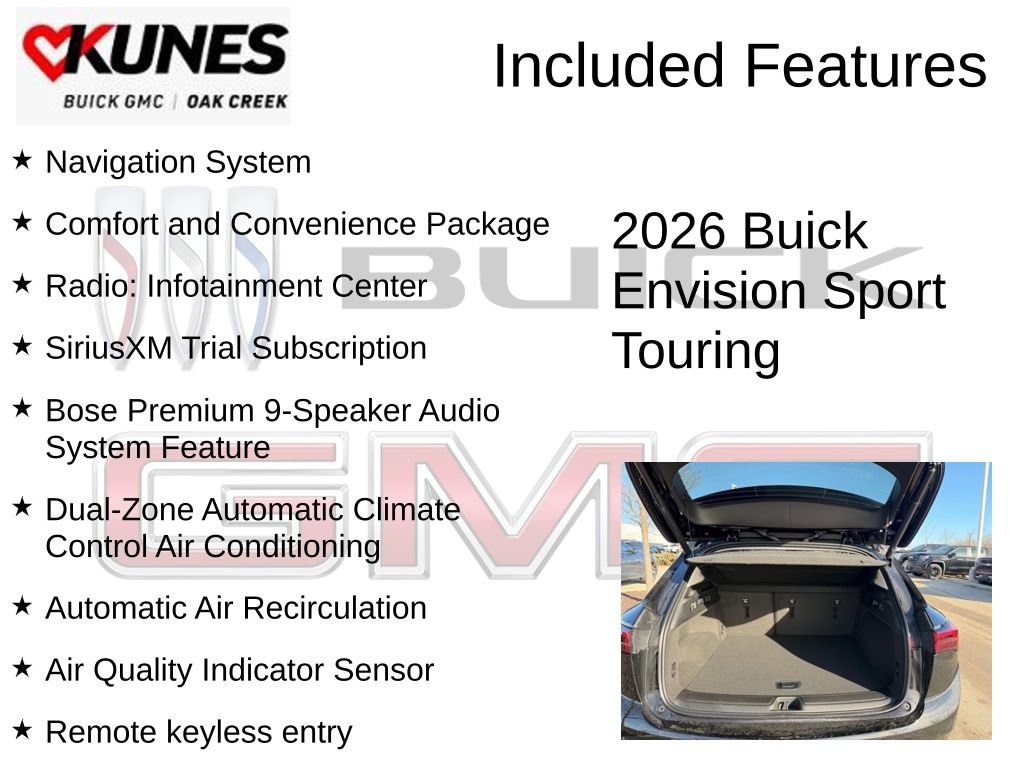 New 2026 Buick Envision Sport Touring SUV