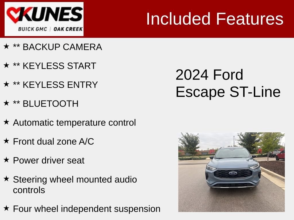 Used 2024 Ford Escape ST-Line SUV