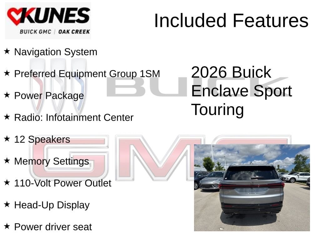 New 2026 Buick Enclave Sport Touring SUV