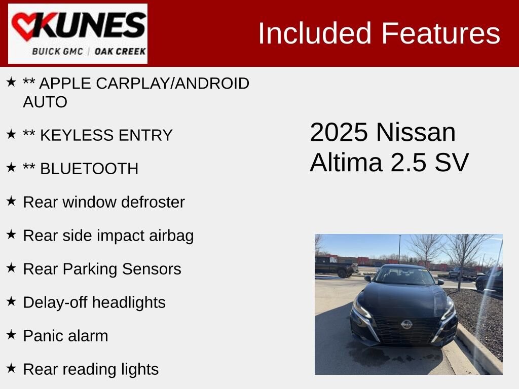 Used 2025 Nissan Altima SV Sedan