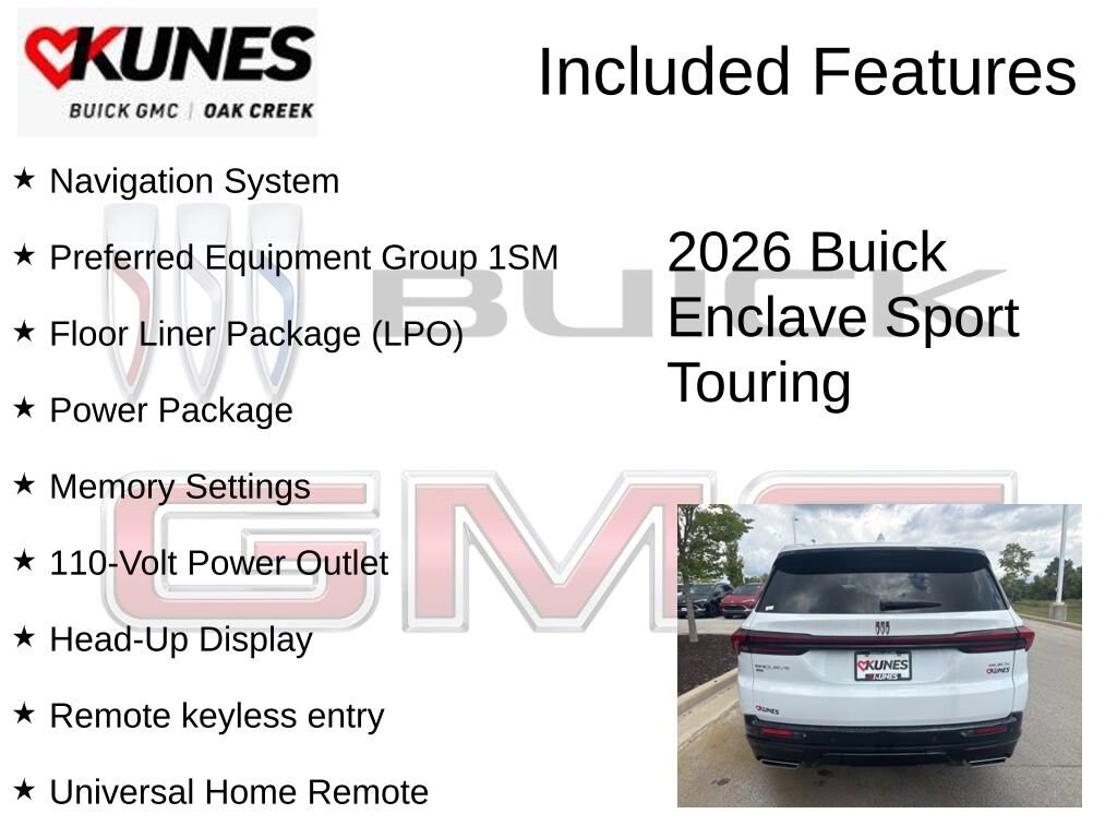 New 2026 Buick Enclave Sport Touring SUV