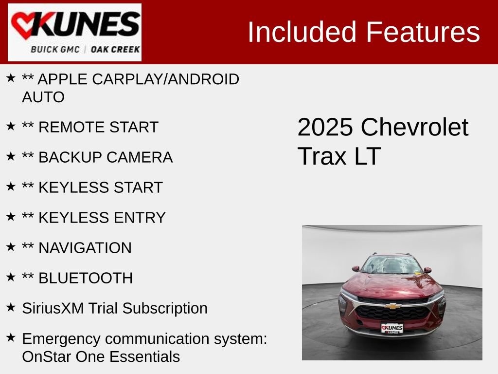 Used 2025 Chevrolet Trax LT SUV