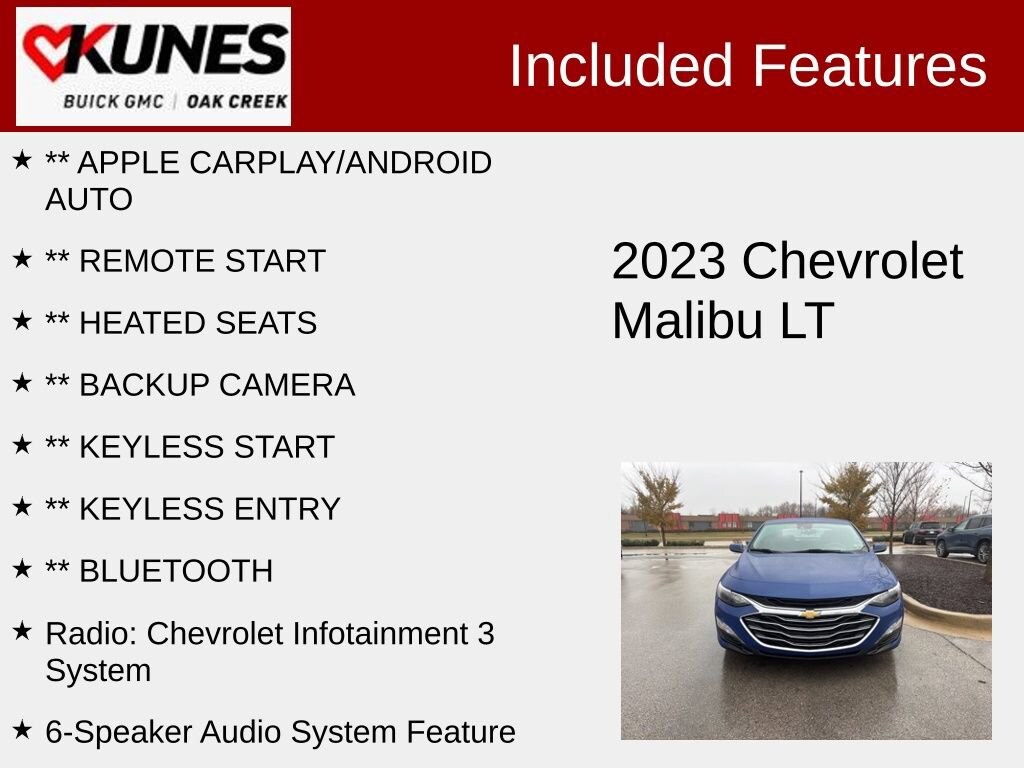 Used 2023 Chevrolet Malibu 1LT Sedan