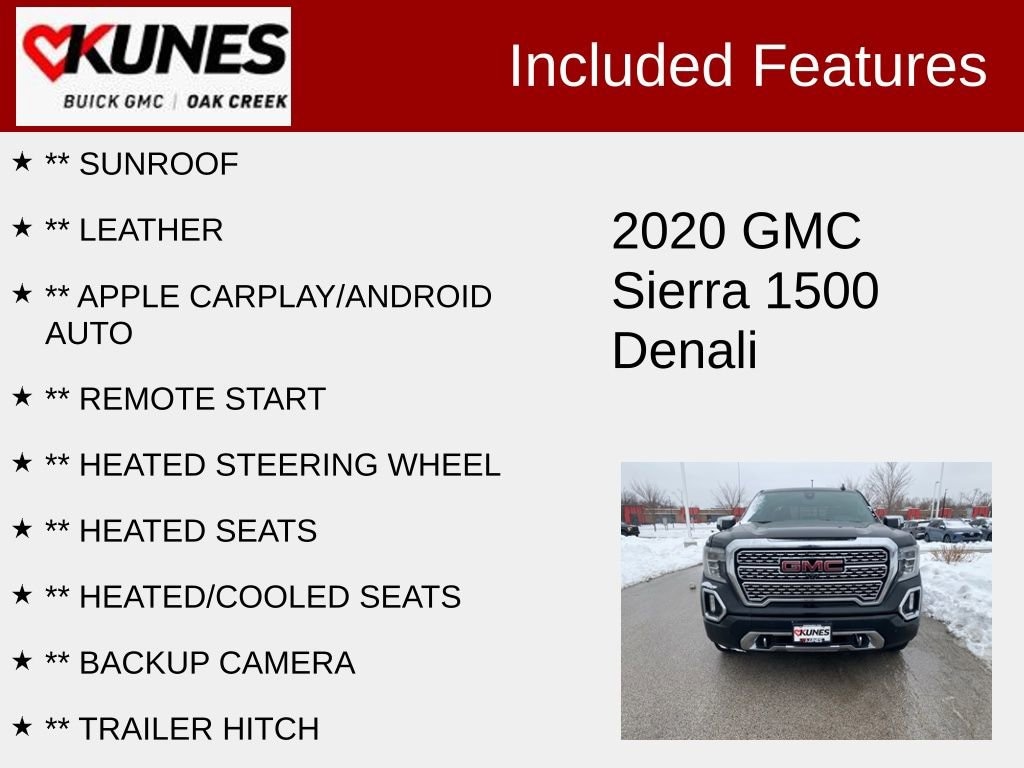 Used 2020 GMC Sierra 1500 Denali Truck Crew Cab