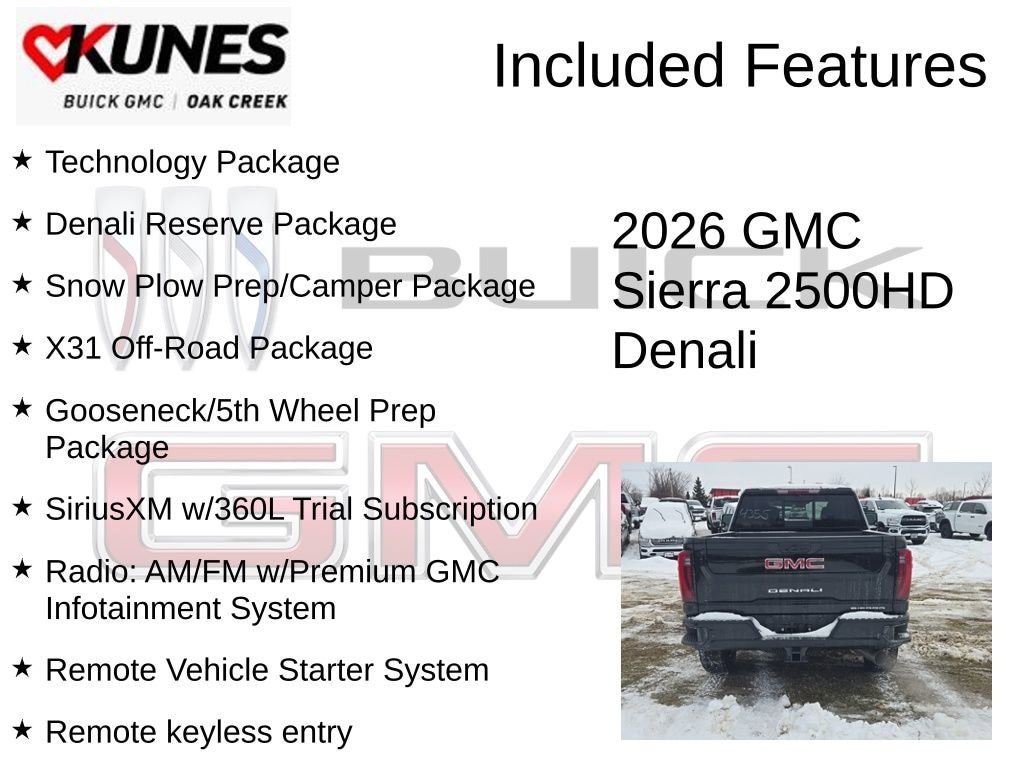New 2026 GMC Sierra 2500 HD Denali Truck