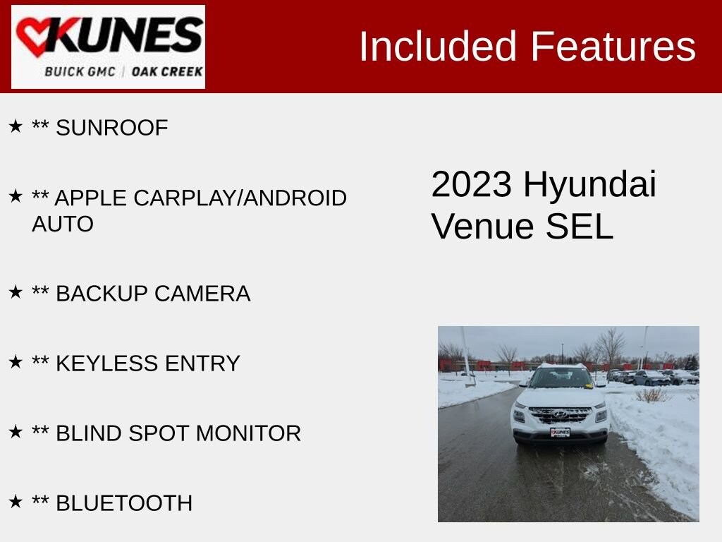 Used 2023 Hyundai Venue SEL SUV