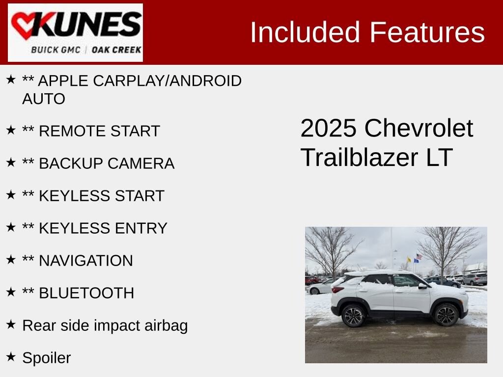 Used 2025 Chevrolet Trailblazer LT SUV