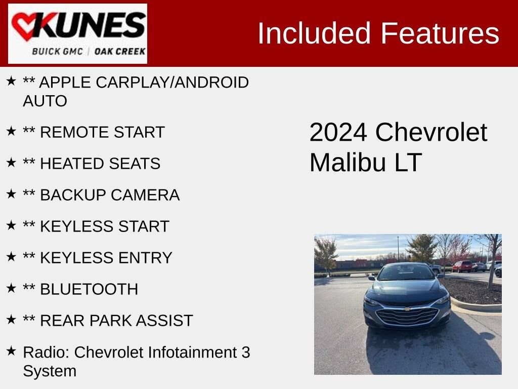 Used 2024 Chevrolet Malibu 1LT Sedan
