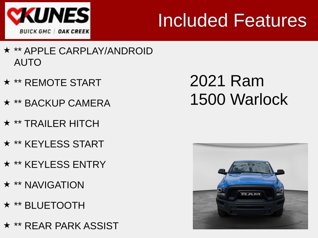 Used 2021 Ram 1500 Classic SLT Truck Quad Cab