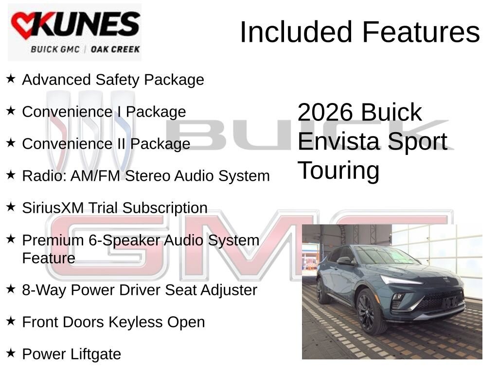 New 2026 Buick Envista Sport Touring SUV