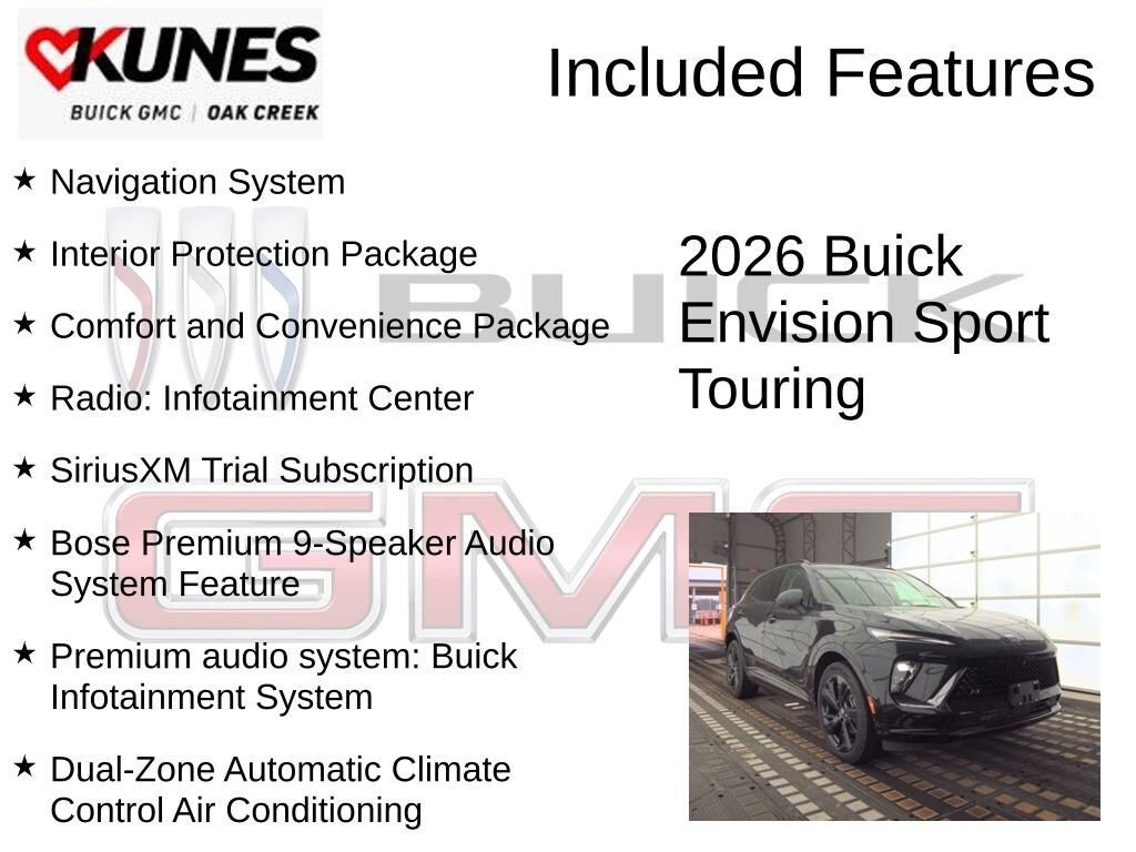 New 2026 Buick Envision Sport Touring SUV