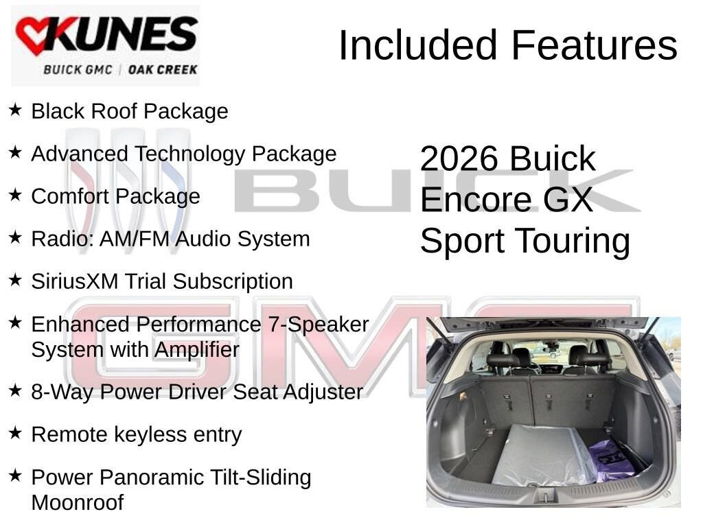 New 2026 Buick Encore GX Sport Touring SUV