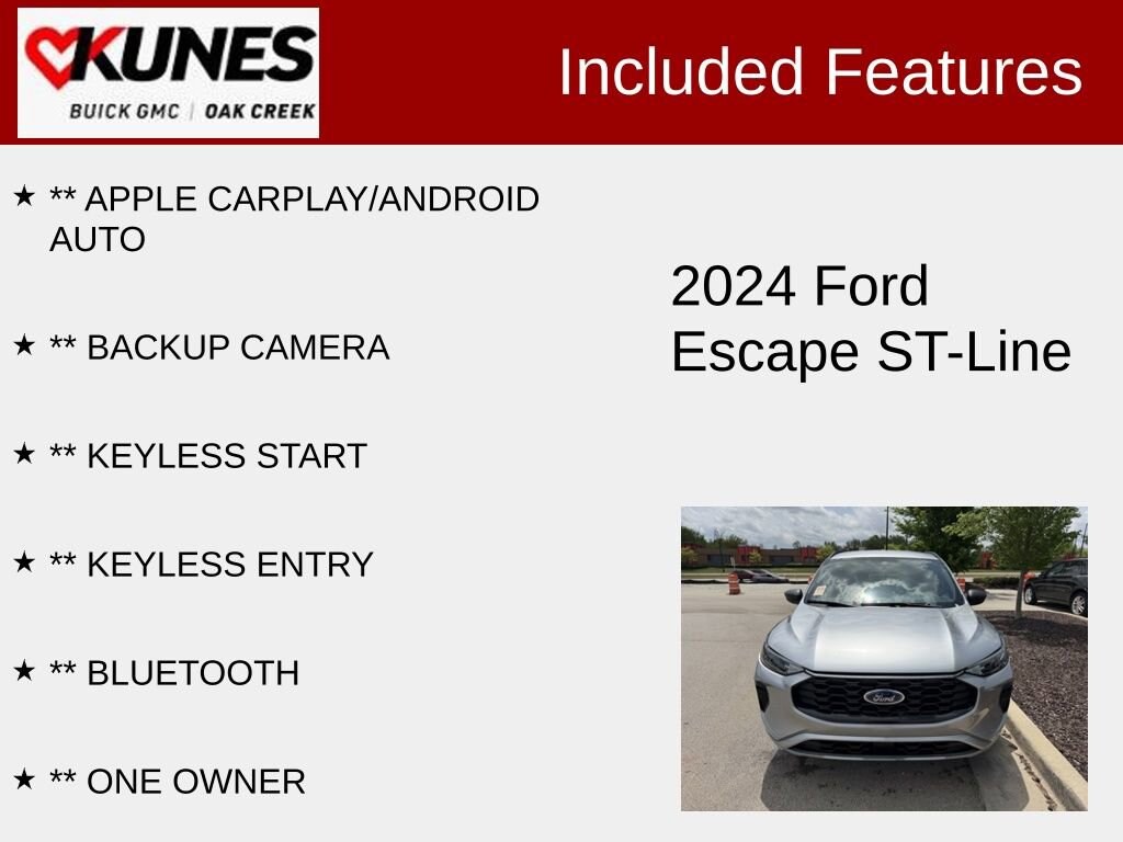 Used 2024 Ford Escape ST-Line SUV