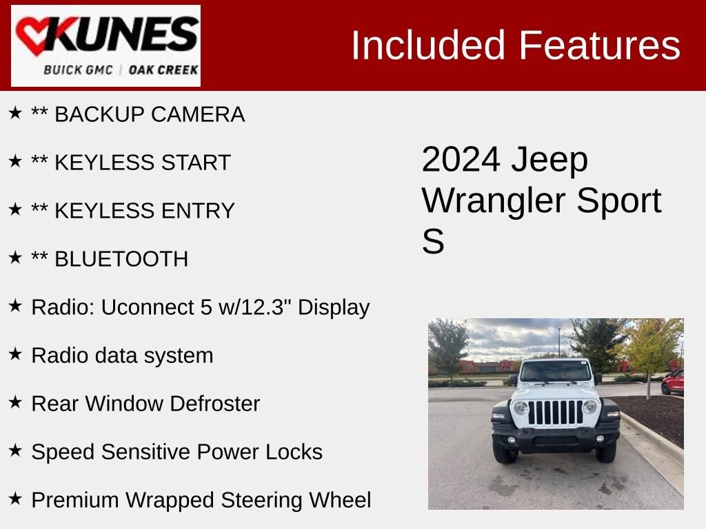 Used 2024 Jeep Wrangler Sport SUV