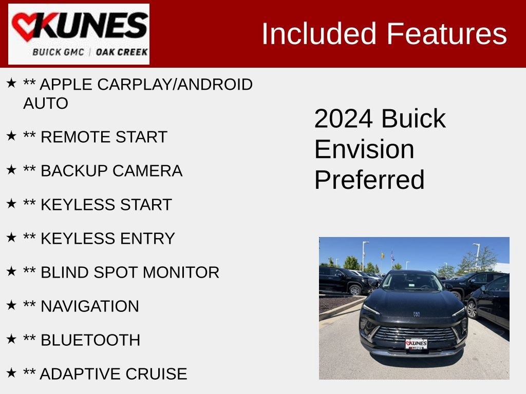 Used 2024 Buick Envision Preferred SUV