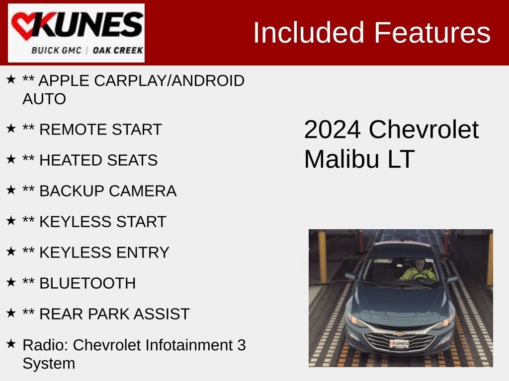 Used 2024 Chevrolet Malibu 1LT Sedan