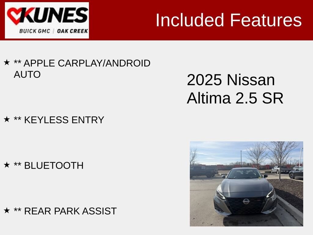 Used 2025 Nissan Altima SR Sedan