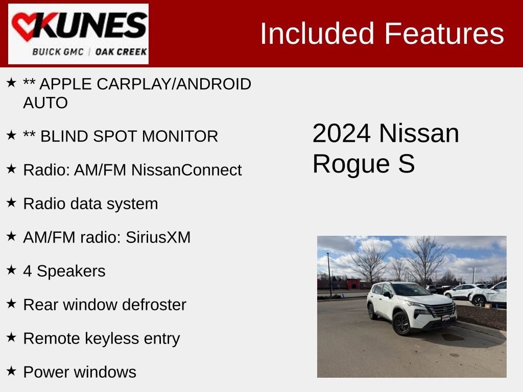 Used 2024 Nissan Rogue S SUV