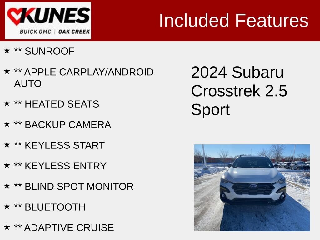 Used 2024 Subaru Crosstrek Sport SUV
