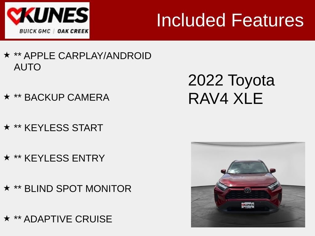 Used 2022 Toyota RAV4 XLE SUV
