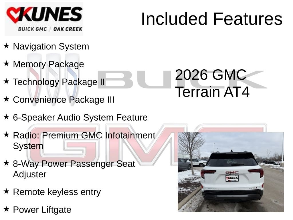 New 2026 GMC Terrain AT4 SUV