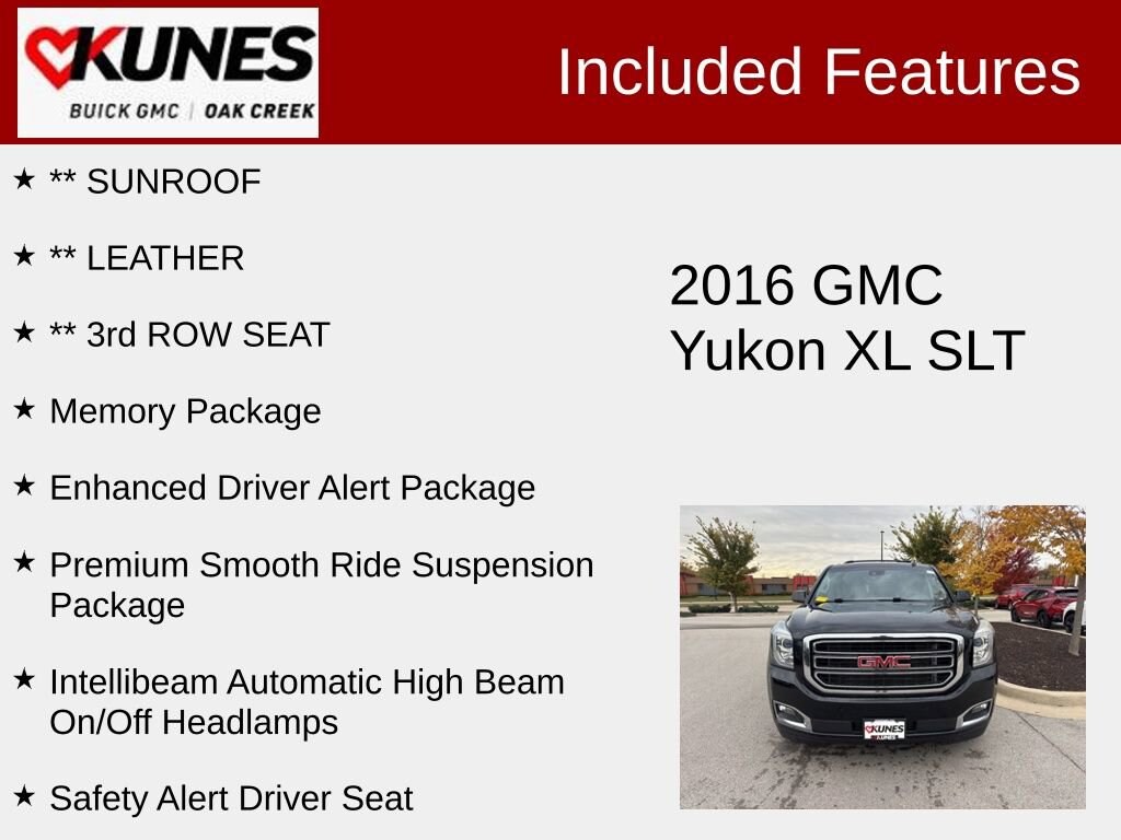 Used 2016 GMC Yukon XL SLT SUV
