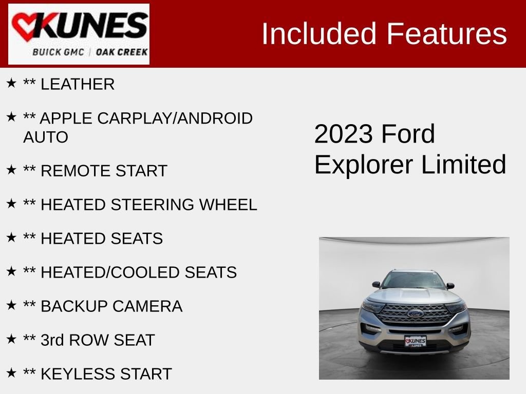 Used 2023 Ford Explorer Limited SUV