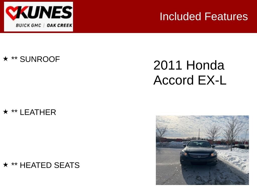Used 2011 Honda Accord 3.5 EX-L Sedan