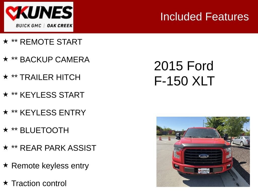 Used 2015 Ford F-150 Truck SuperCrew Cab