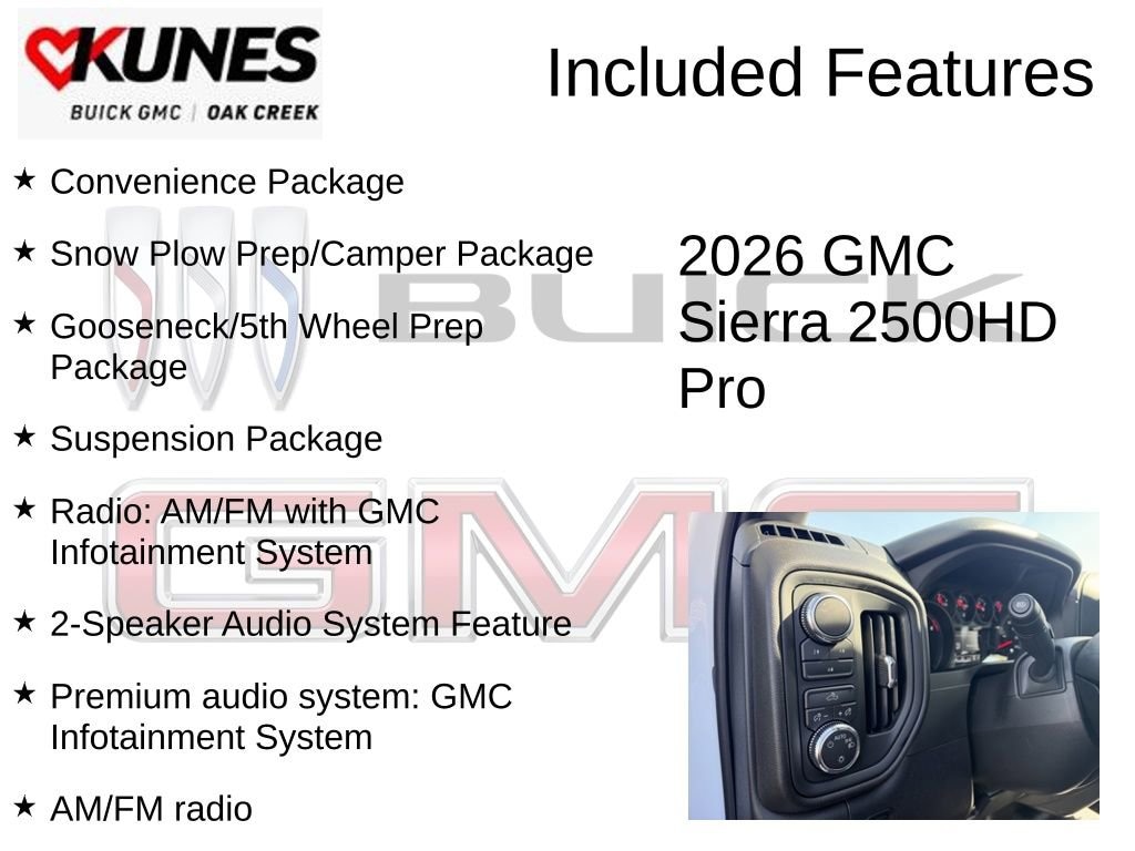 New 2026 GMC Sierra 2500 HD Pro Truck