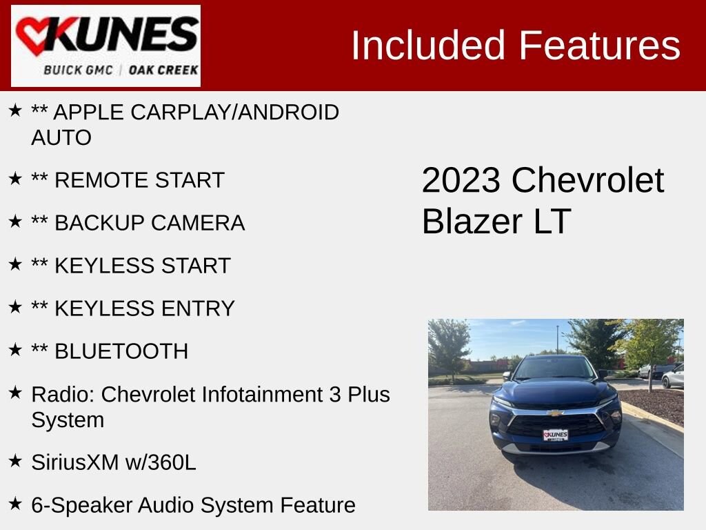Used 2023 Chevrolet Blazer LT w/2LT SUV
