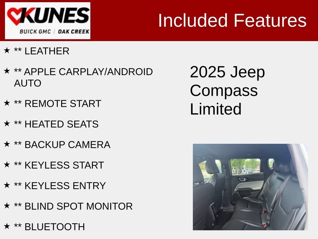 Used 2025 Jeep Compass Limited SUV