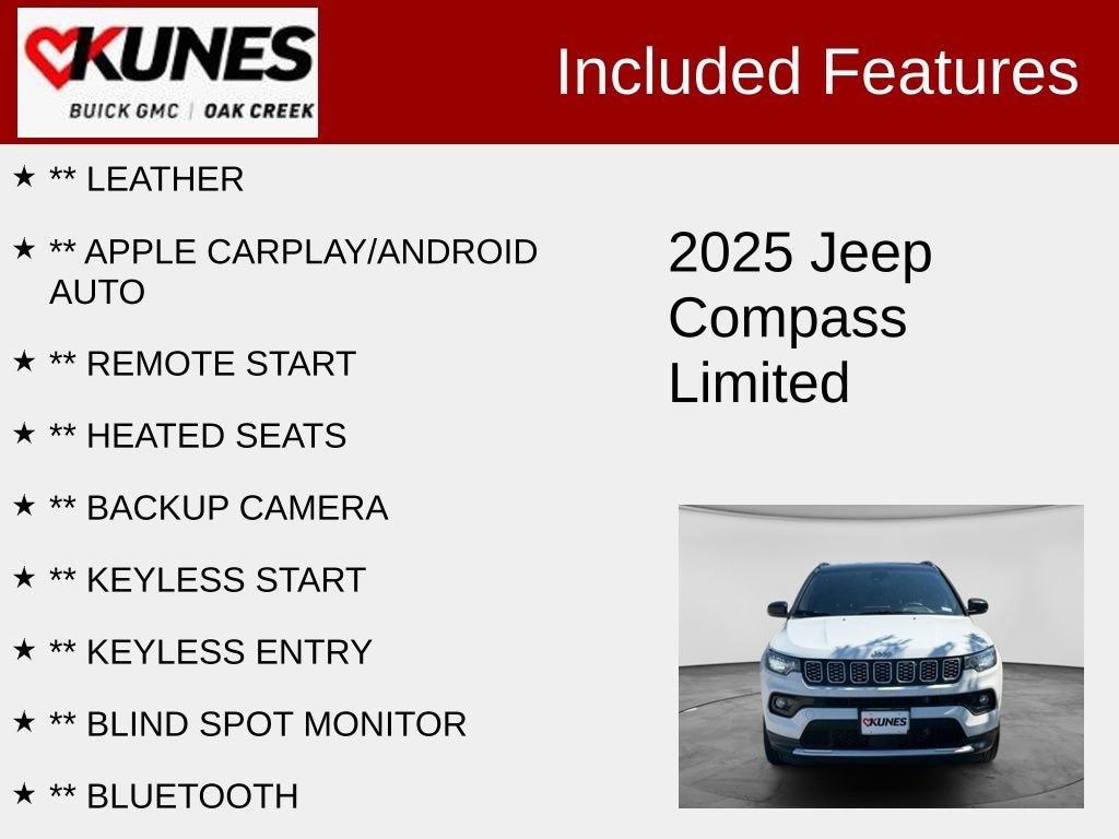 Used 2025 Jeep Compass Limited SUV