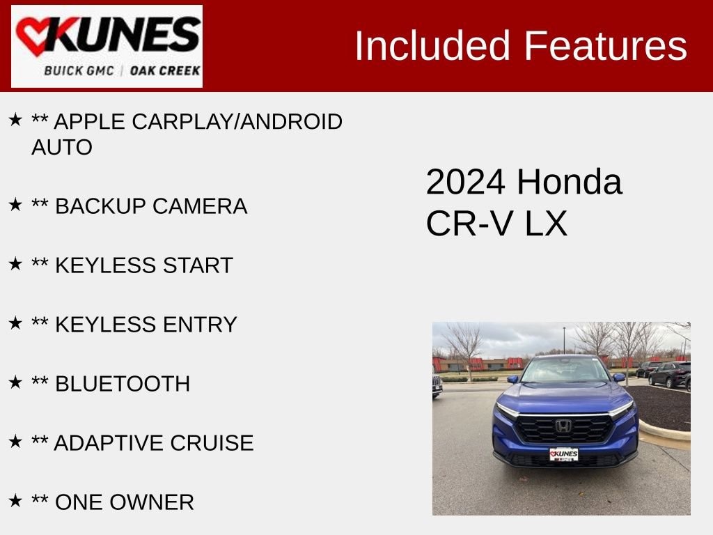 Used 2024 Honda CR-V LX SUV