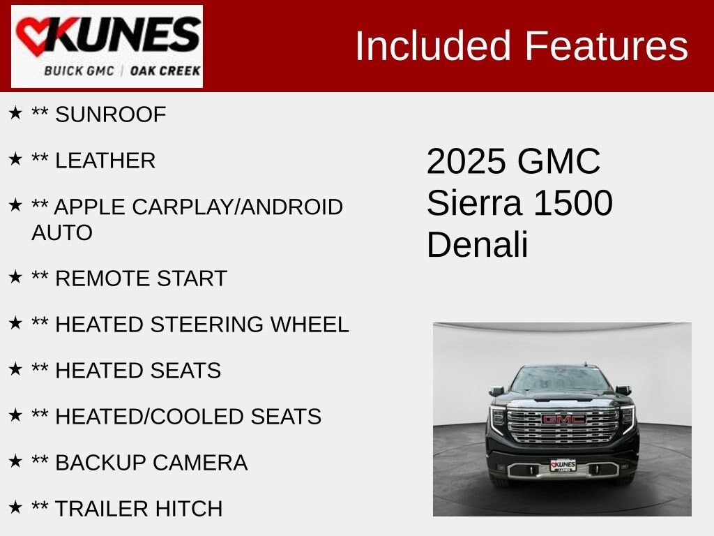 Used 2025 GMC Sierra 1500 Denali Truck Crew Cab