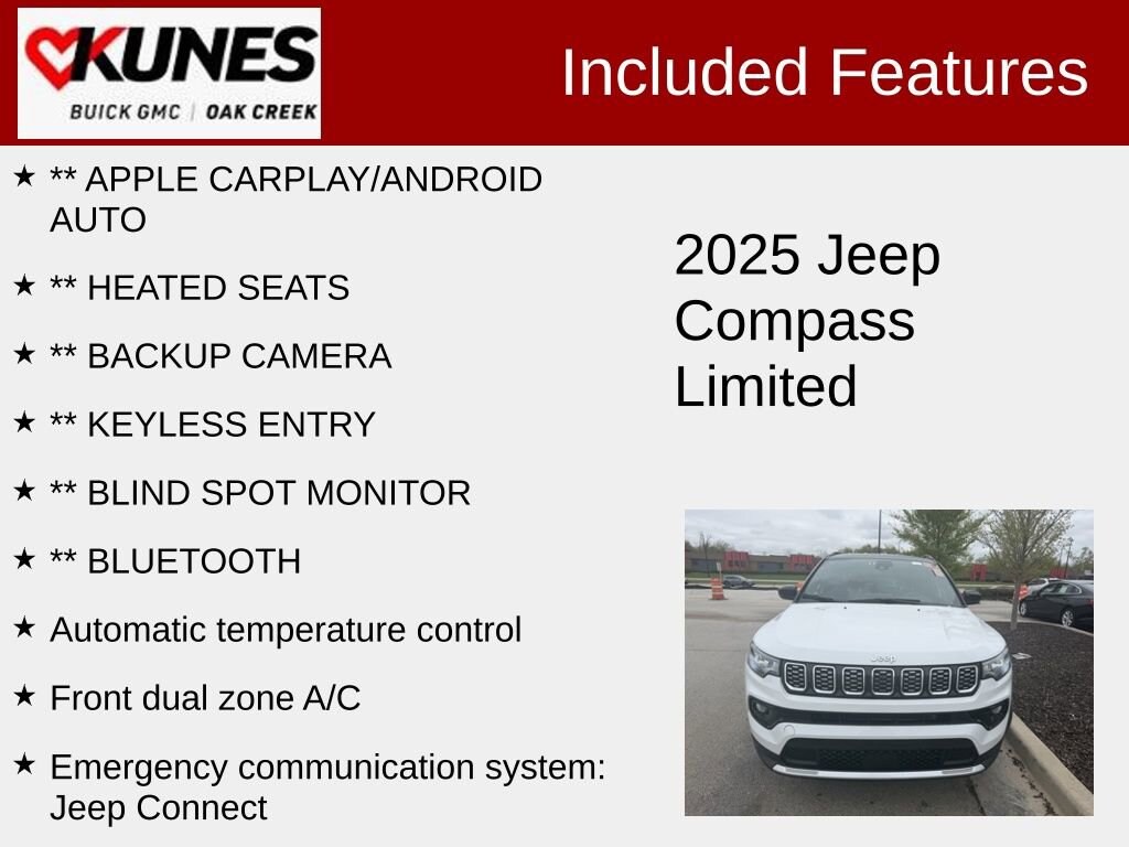 Used 2025 Jeep Compass Limited SUV