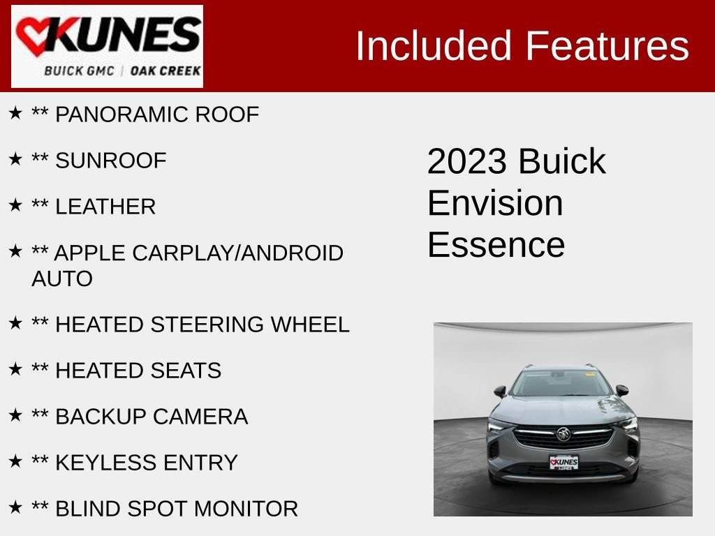 Used 2023 Buick Envision Essence SUV