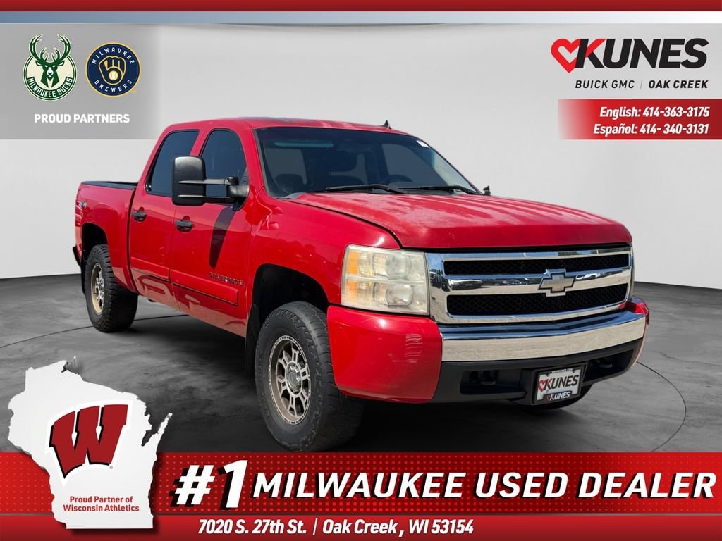 Used 2008 Chevrolet Silverado 1500 1LT with VIN 2GCEK133781284187 for sale in Oak Creek, WI