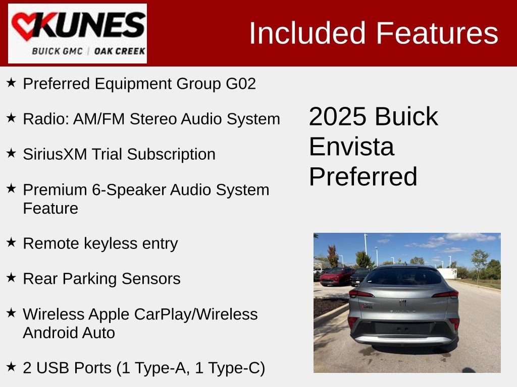 New 2025 Buick Envista Preferred SUV