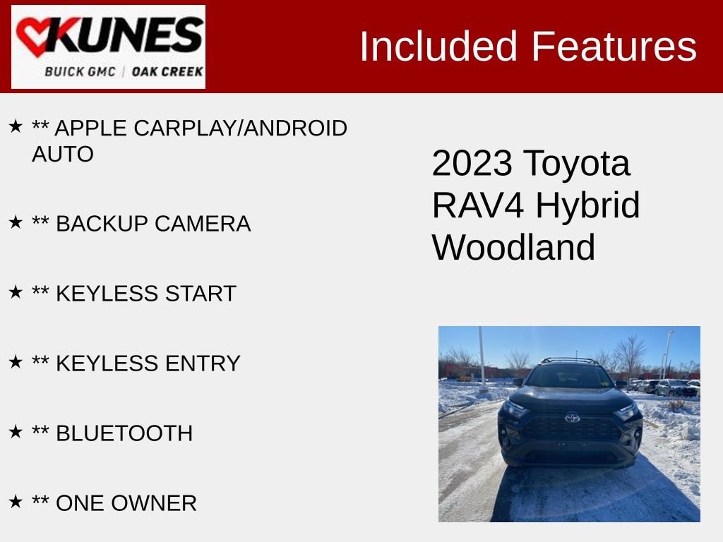Used 2023 Toyota RAV4 Hybrid Woodland Edition SUV