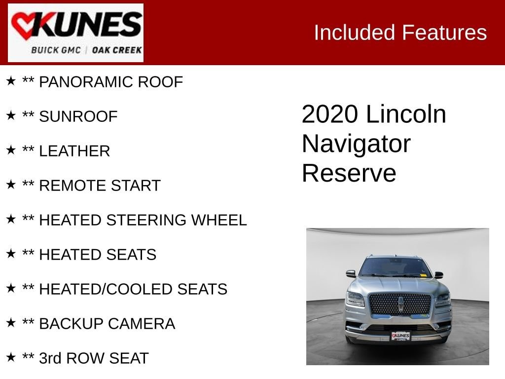 Used 2020 Lincoln Navigator Reserve SUV