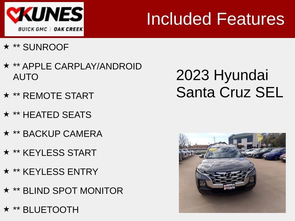 Used 2023 Hyundai Santa Cruz 2.5L SEL Truck Crew Cab