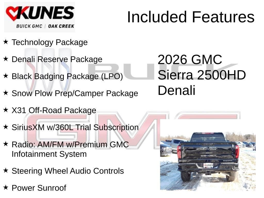 New 2026 GMC Sierra 2500 HD Denali Truck
