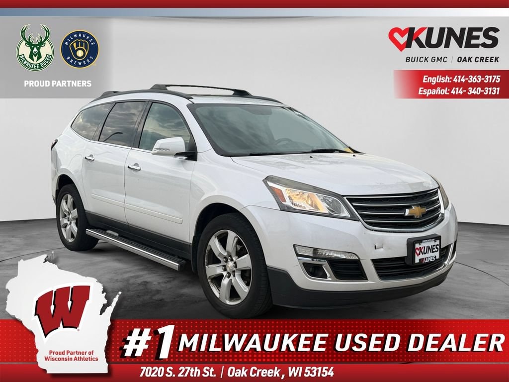 Used 2016 Chevrolet Traverse 1LT with VIN 1GNKRGKD0GJ211153 for sale in Oak Creek, WI