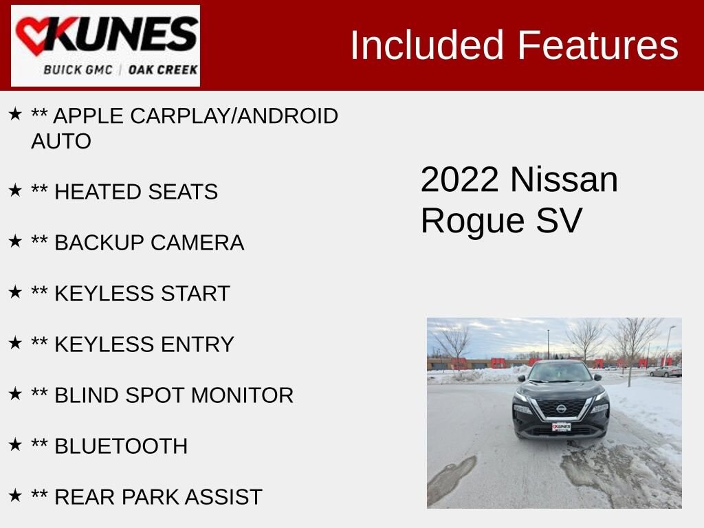 Used 2022 Nissan Rogue SV SUV