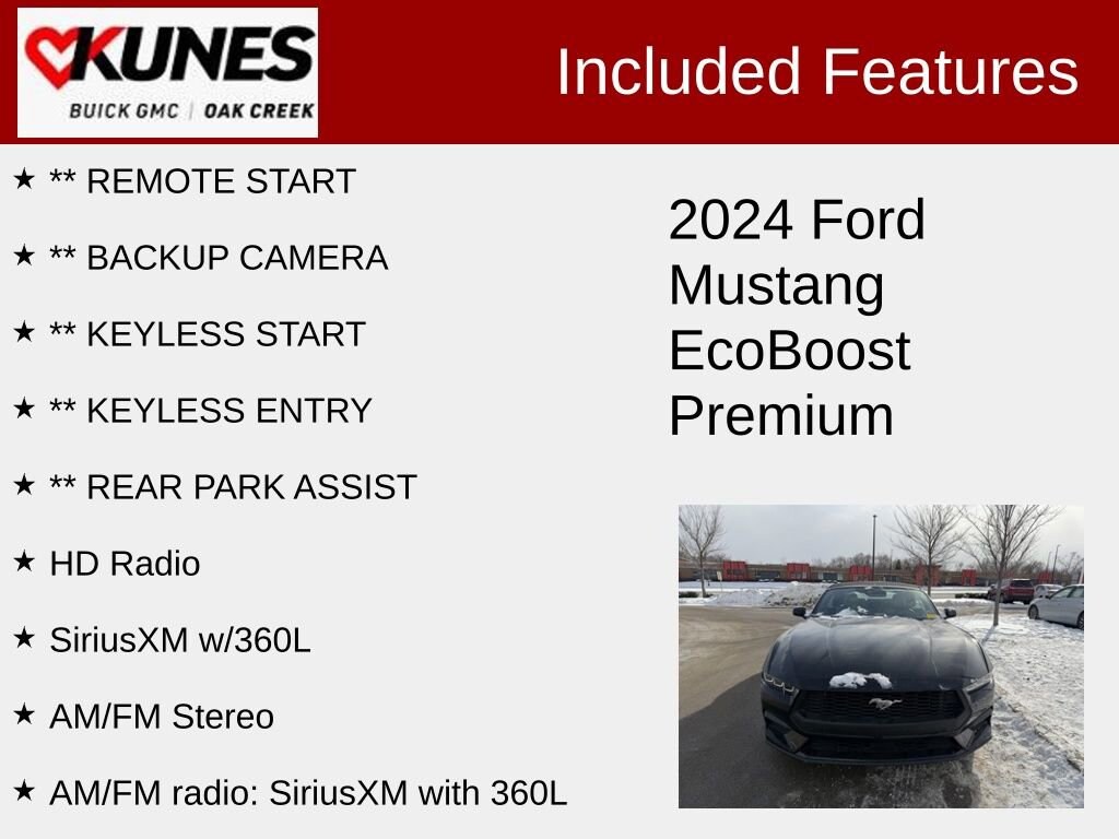 Used 2024 Ford Mustang Convertible