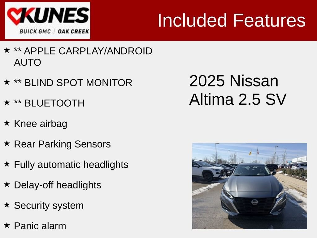 Used 2025 Nissan Altima SV Sedan