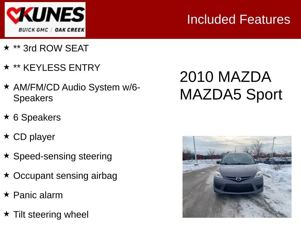 Used 2010 Mazda Mazda5 Sport Wagon