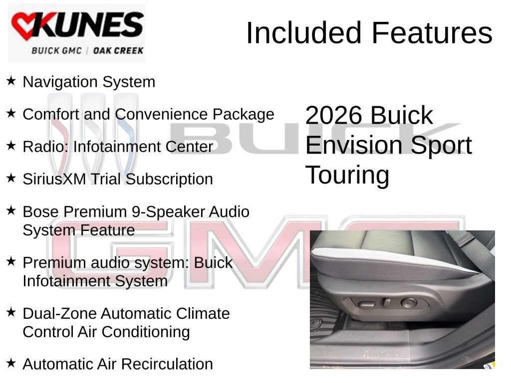 New 2026 Buick Envision Sport Touring SUV